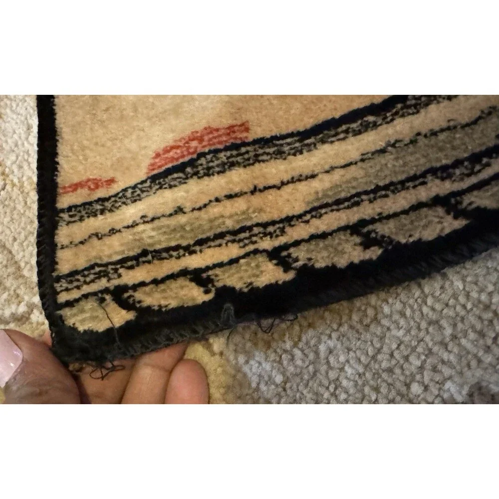VTG VELVET TAPESTRY HOLY FAMILY WALL HANGING - MARY, JOSEPH, & BABY JESUS ITALY